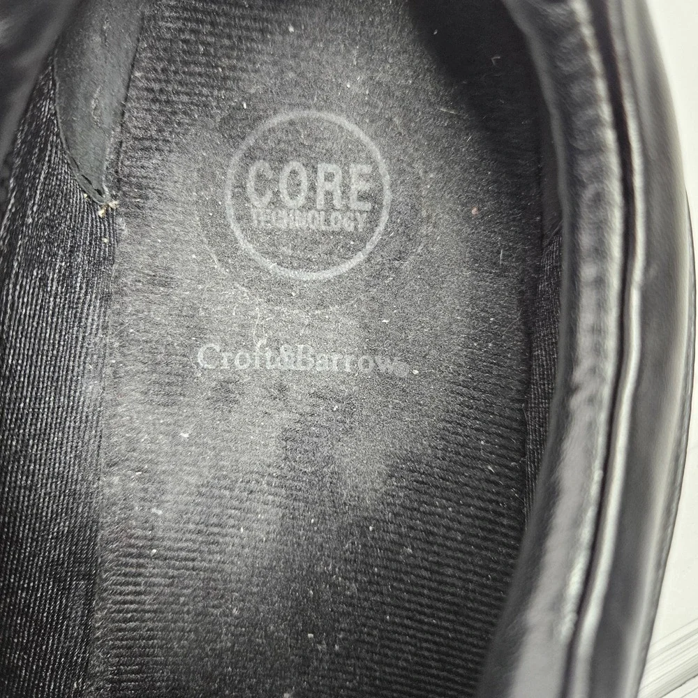 Croft & Barrow Core Technology Mens Shoe Size 13M Leather Upper Black‎